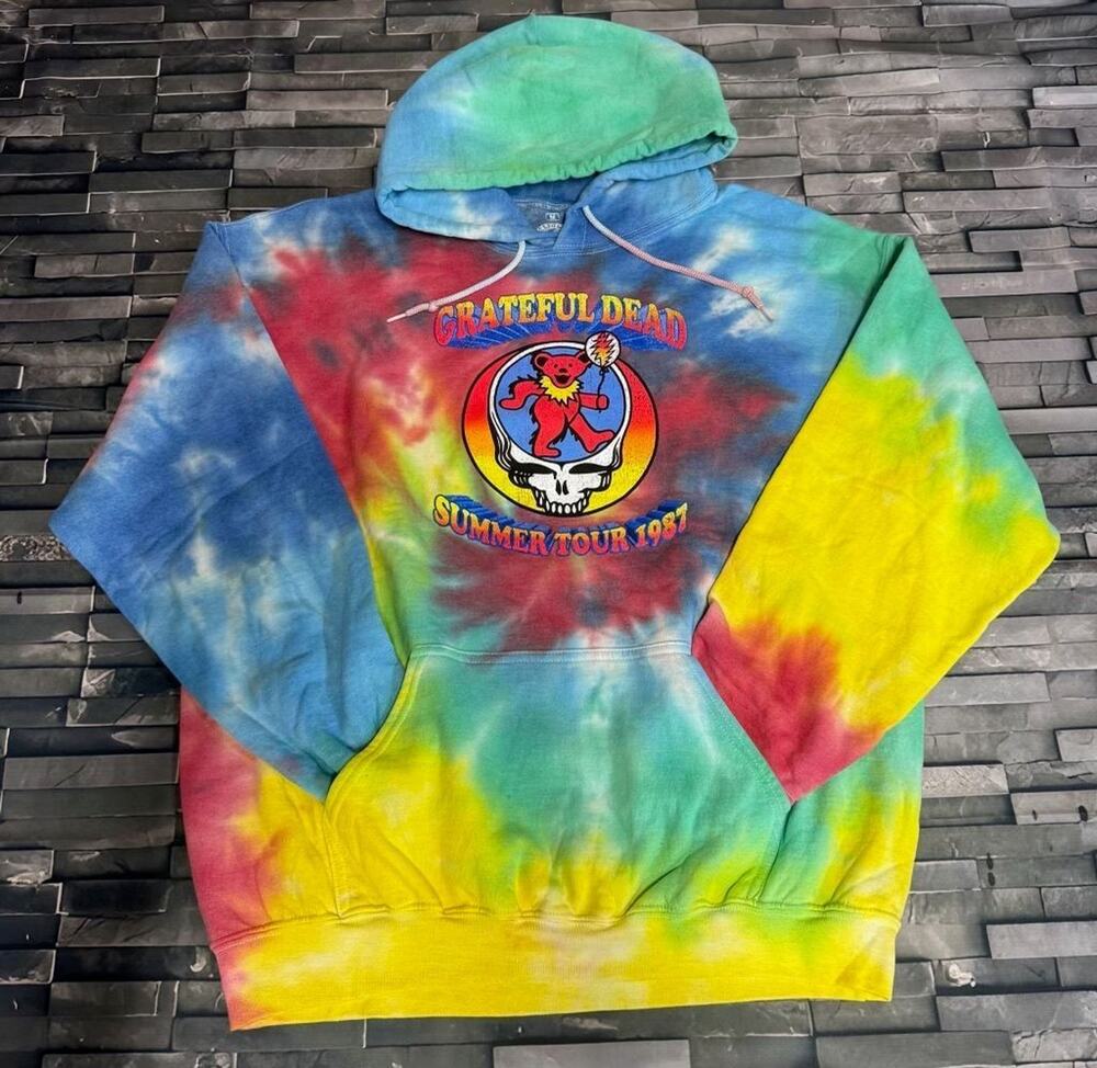 GRATEFUL DEAD TIE DYE BAND HOODIE